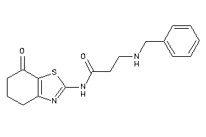 3-(benzylamino)-N-(7-keto-5,6-dihydro-4H-1,3-benzothiazol-2-yl)propionamide