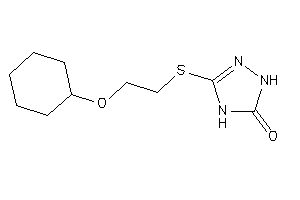 3-[2-(cyclohexoxy)ethylthio]-1,4-dihydro-1,2,4-triazol-5-one