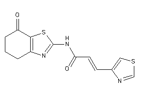 N-(7-keto-5,6-dihydro-4H-1,3-benzothiazol-2-yl)-3-thiazol-4-yl-acrylamide