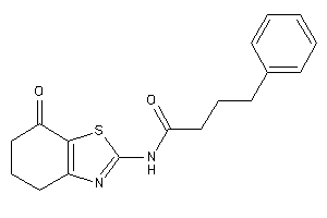 N-(7-keto-5,6-dihydro-4H-1,3-benzothiazol-2-yl)-4-phenyl-butyramide