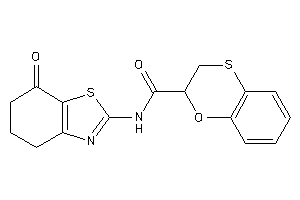 N-(7-keto-5,6-dihydro-4H-1,3-benzothiazol-2-yl)-2,3-dihydro-1,4-benzoxathiine-2-carboxamide