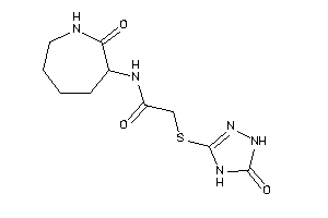 N-(2-ketoazepan-3-yl)-2-[(5-keto-1,4-dihydro-1,2,4-triazol-3-yl)thio]acetamide