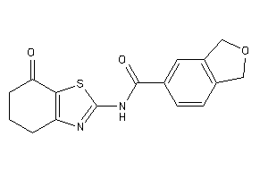 N-(7-keto-5,6-dihydro-4H-1,3-benzothiazol-2-yl)phthalan-5-carboxamide