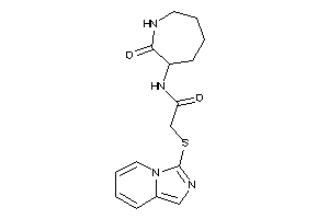 2-(imidazo[1,5-a]pyridin-3-ylthio)-N-(2-ketoazepan-3-yl)acetamide