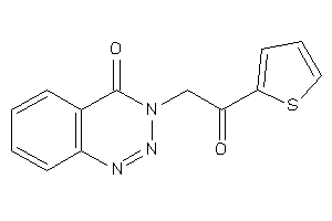 3-[2-keto-2-(2-thienyl)ethyl]-1,2,3-benzotriazin-4-one