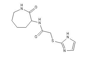 2-(1H-imidazol-2-ylthio)-N-(2-ketoazepan-3-yl)acetamide