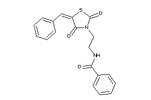 Image of N-[2-(5-benzal-2,4-diketo-thiazolidin-3-yl)ethyl]benzamide