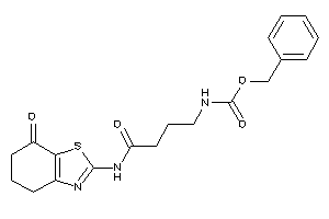 N-[4-keto-4-[(7-keto-5,6-dihydro-4H-1,3-benzothiazol-2-yl)amino]butyl]carbamic Acid Benzyl Ester