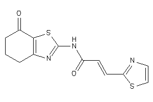 N-(7-keto-5,6-dihydro-4H-1,3-benzothiazol-2-yl)-3-thiazol-2-yl-acrylamide