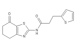 N-(7-keto-5,6-dihydro-4H-1,3-benzothiazol-2-yl)-3-(2-thienyl)propionamide