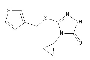 4-cyclopropyl-3-(3-thenylthio)-1H-1,2,4-triazol-5-one