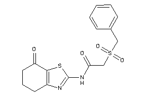 2-benzylsulfonyl-N-(7-keto-5,6-dihydro-4H-1,3-benzothiazol-2-yl)acetamide