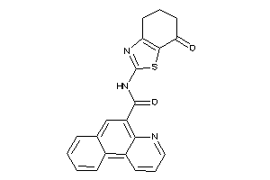 N-(7-keto-5,6-dihydro-4H-1,3-benzothiazol-2-yl)benzo[f]quinoline-5-carboxamide