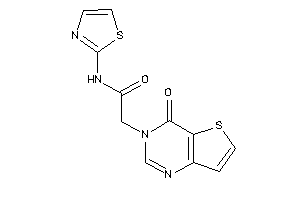 Image of 2-(4-ketothieno[3,2-d]pyrimidin-3-yl)-N-thiazol-2-yl-acetamide