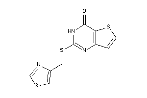 2-(thiazol-4-ylmethylthio)-3H-thieno[3,2-d]pyrimidin-4-one