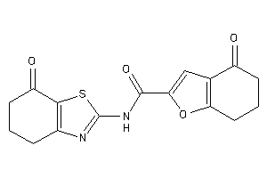 4-keto-N-(7-keto-5,6-dihydro-4H-1,3-benzothiazol-2-yl)-6,7-dihydro-5H-benzofuran-2-carboxamide