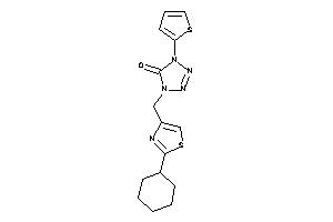 1-[(2-cyclohexylthiazol-4-yl)methyl]-4-(2-thienyl)tetrazol-5-one