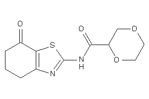 Image of N-(7-keto-5,6-dihydro-4H-1,3-benzothiazol-2-yl)-1,4-dioxane-2-carboxamide