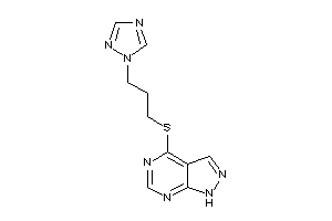 4-[3-(1,2,4-triazol-1-yl)propylthio]-1H-pyrazolo[3,4-d]pyrimidine