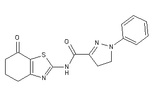 N-(7-keto-5,6-dihydro-4H-1,3-benzothiazol-2-yl)-1-phenyl-2-pyrazoline-3-carboxamide