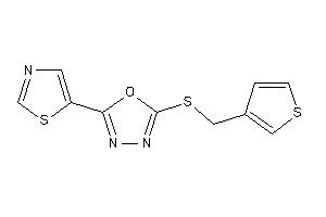 2-(3-thenylthio)-5-thiazol-5-yl-1,3,4-oxadiazole