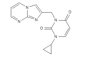 1-cyclopropyl-3-(imidazo[1,2-a]pyrimidin-2-ylmethyl)pyrimidine-2,4-quinone