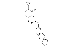 2-(3-cyclopropyl-2,6-diketo-pyrimidin-1-yl)-N-spiro[1,3-benzodioxole-2,1'-cyclopentane]-5-yl-acetamide