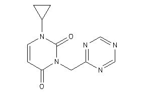 1-cyclopropyl-3-(s-triazin-2-ylmethyl)pyrimidine-2,4-quinone