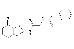 N-(7-keto-5,6-dihydro-4H-1,3-benzothiazol-2-yl)-2-[(2-phenylacetyl)amino]acetamide