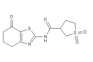 1,1-diketo-N-(7-keto-5,6-dihydro-4H-1,3-benzothiazol-2-yl)thiolane-3-carboxamide