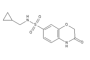 N-(cyclopropylmethyl)-3-keto-4H-1,4-benzoxazine-7-sulfonamide