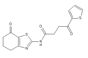 4-keto-N-(7-keto-5,6-dihydro-4H-1,3-benzothiazol-2-yl)-4-(2-thienyl)butyramide