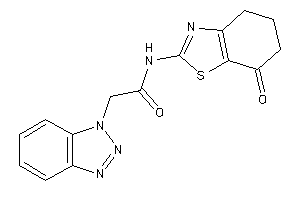 2-(benzotriazol-1-yl)-N-(7-keto-5,6-dihydro-4H-1,3-benzothiazol-2-yl)acetamide