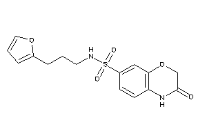 N-[3-(2-furyl)propyl]-3-keto-4H-1,4-benzoxazine-7-sulfonamide