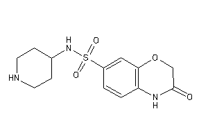 3-keto-N-(4-piperidyl)-4H-1,4-benzoxazine-7-sulfonamide