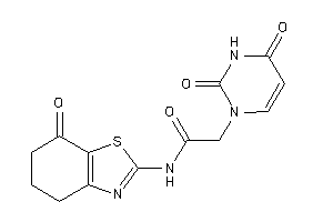 2-(2,4-diketopyrimidin-1-yl)-N-(7-keto-5,6-dihydro-4H-1,3-benzothiazol-2-yl)acetamide