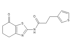 N-(7-keto-5,6-dihydro-4H-1,3-benzothiazol-2-yl)-3-(3-thienyl)propionamide