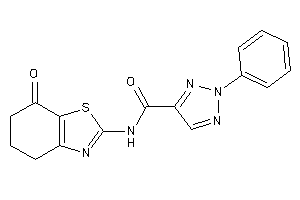 N-(7-keto-5,6-dihydro-4H-1,3-benzothiazol-2-yl)-2-phenyl-triazole-4-carboxamide