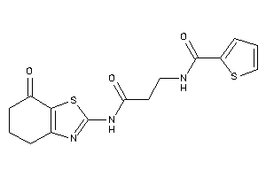 N-[3-keto-3-[(7-keto-5,6-dihydro-4H-1,3-benzothiazol-2-yl)amino]propyl]thiophene-2-carboxamide