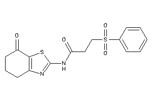 3-besyl-N-(7-keto-5,6-dihydro-4H-1,3-benzothiazol-2-yl)propionamide