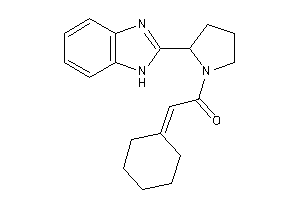 1-[2-(1H-benzimidazol-2-yl)pyrrolidino]-2-cyclohexylidene-ethanone