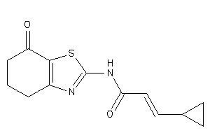 3-cyclopropyl-N-(7-keto-5,6-dihydro-4H-1,3-benzothiazol-2-yl)acrylamide