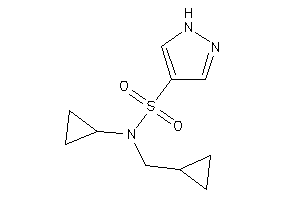 N-cyclopropyl-N-(cyclopropylmethyl)-1H-pyrazole-4-sulfonamide