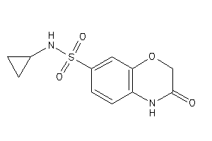 N-cyclopropyl-3-keto-4H-1,4-benzoxazine-7-sulfonamide