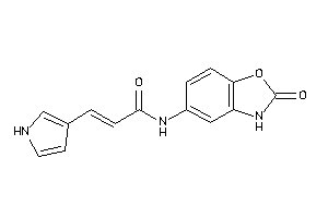 N-(2-keto-3H-1,3-benzoxazol-5-yl)-3-(1H-pyrrol-3-yl)acrylamide