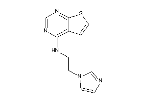 2-imidazol-1-ylethyl(thieno[2,3-d]pyrimidin-4-yl)amine