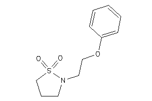2-(2-phenoxyethyl)-1,2-thiazolidine 1,1-dioxide