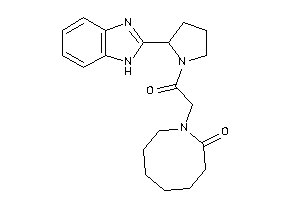 1-[2-[2-(1H-benzimidazol-2-yl)pyrrolidino]-2-keto-ethyl]azocan-2-one