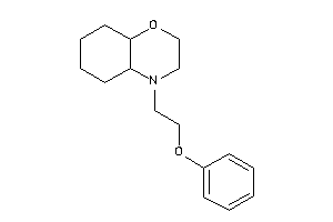 4-(2-phenoxyethyl)-2,3,4a,5,6,7,8,8a-octahydrobenzo[b][1,4]oxazine