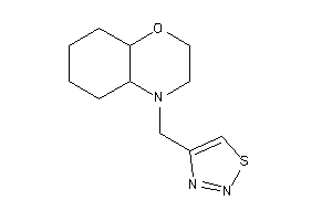 Image of 4-(thiadiazol-4-ylmethyl)-2,3,4a,5,6,7,8,8a-octahydrobenzo[b][1,4]oxazine